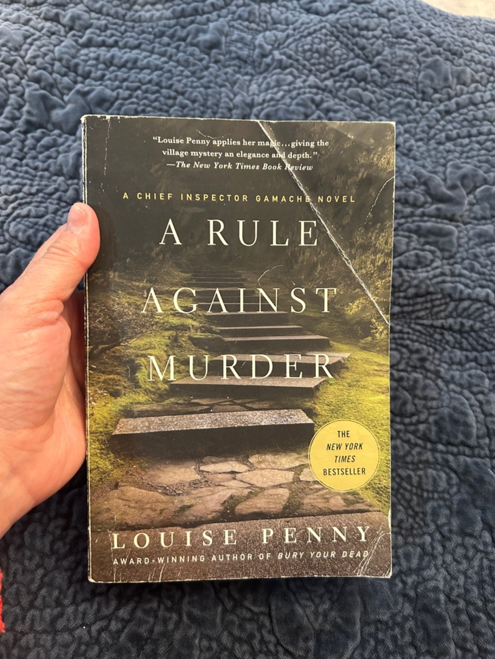 A Rule Against Murder by Louise Penny - Green Cover Paperback